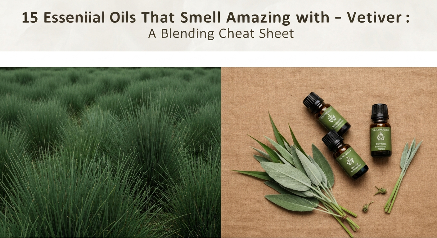 15 Essential Oils That Smell Amazing with Vetiver: A Blending Cheat Sheet