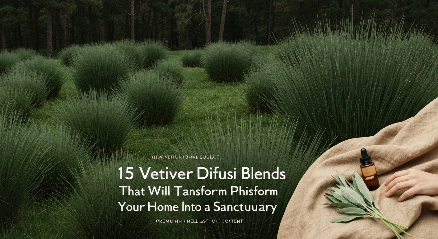 15 Vetiver Diffuser Blends That Will Transform Your Home Into a Sanctuary