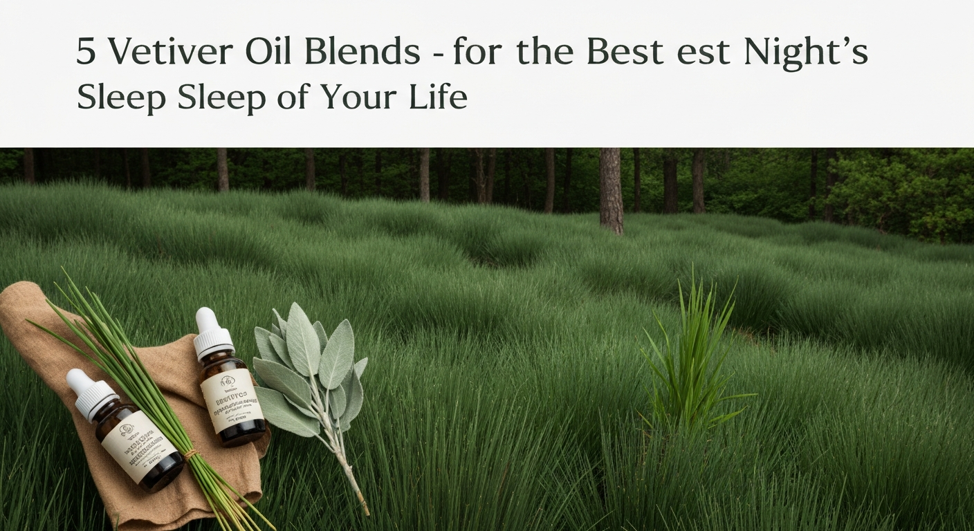 5 Vetiver Oil Blends for the Best Night's Sleep of Your Life