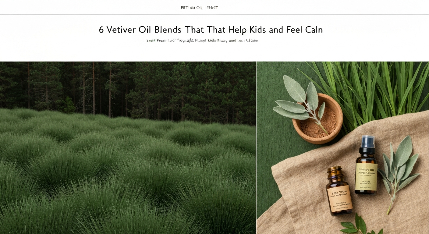 6 Vetiver Oil Blends That Help Kids Focus and Feel Calm
