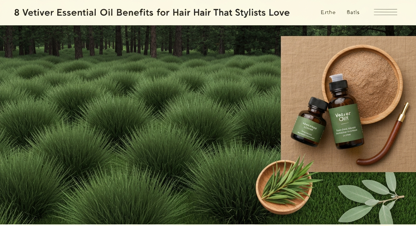 8 Vetiver Essential Oil Benefits for Hair That Stylists Love