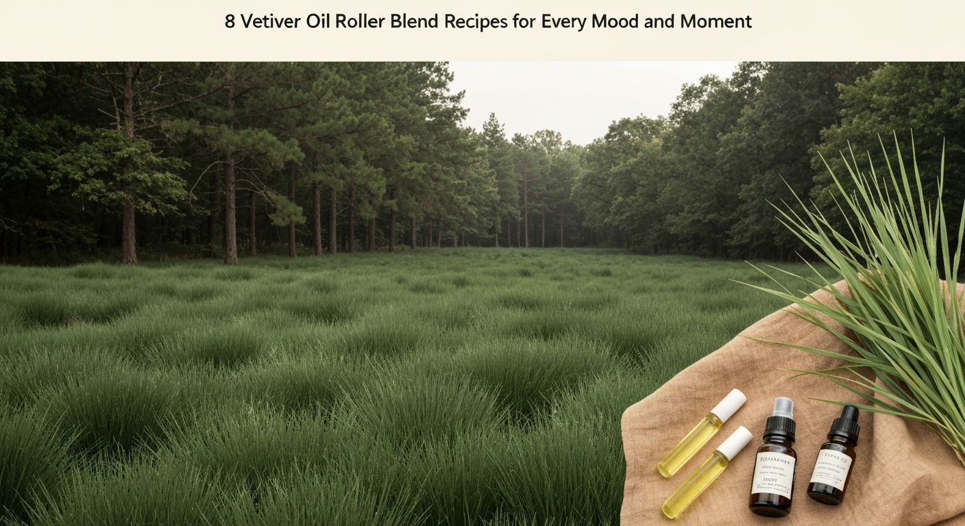 8 Vetiver Oil Roller Blend Recipes for Every Mood and Moment