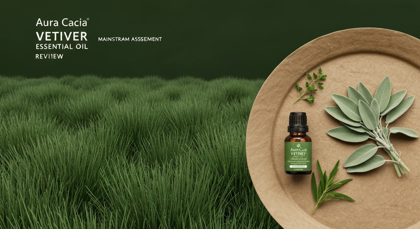Aura Cacia Vetiver Essential Oil Review: Mainstream Quality Assessment