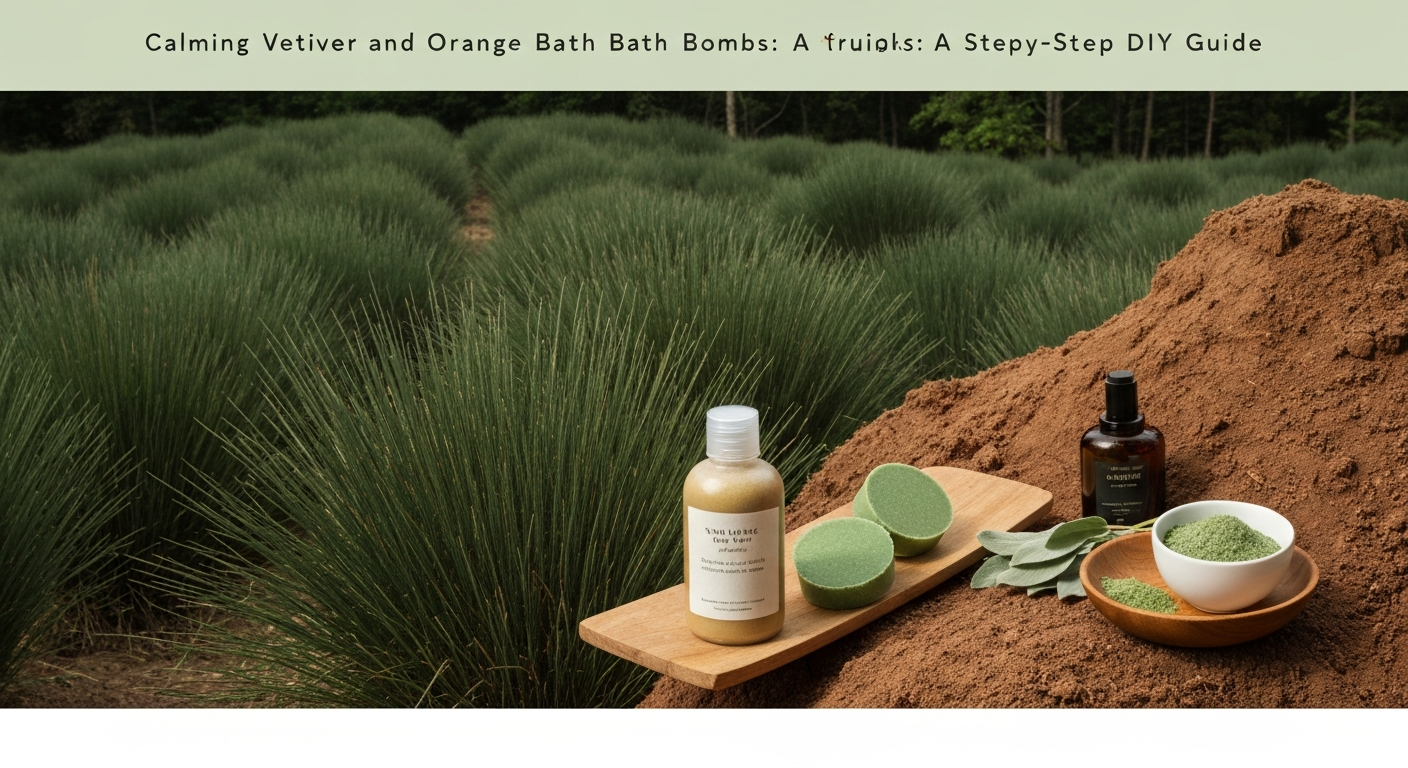 Calming Vetiver and Orange Bath Bombs: A Step-by-Step DIY Guide