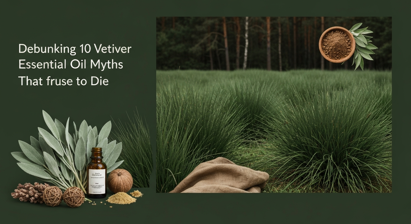 Debunking 10 Vetiver Essential Oil Myths That Refuse to Die