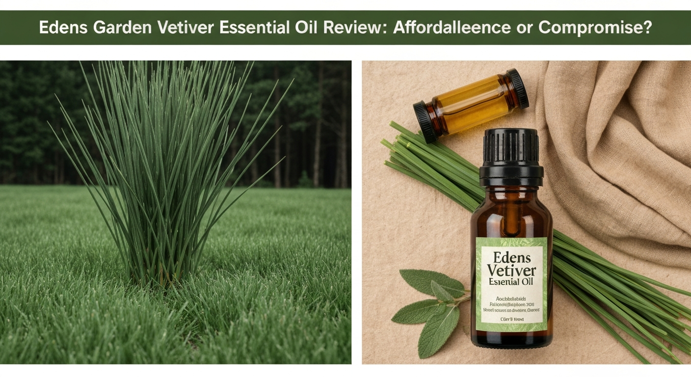 Edens Garden Vetiver Essential Oil Review: Affordable Excellence or Compromise?