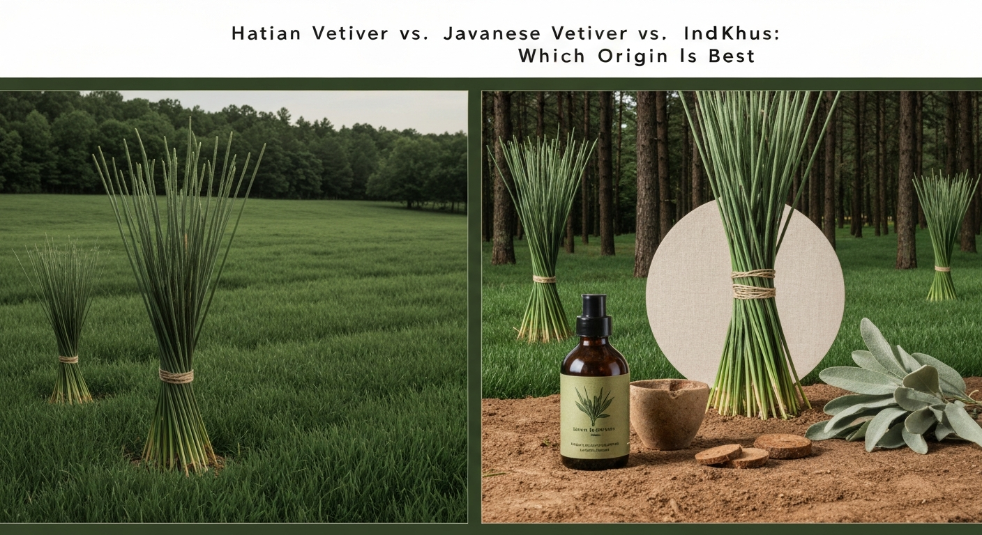 Haitian Vetiver vs. Javanese Vetiver vs. Indian Khus: Which Origin Is Best?