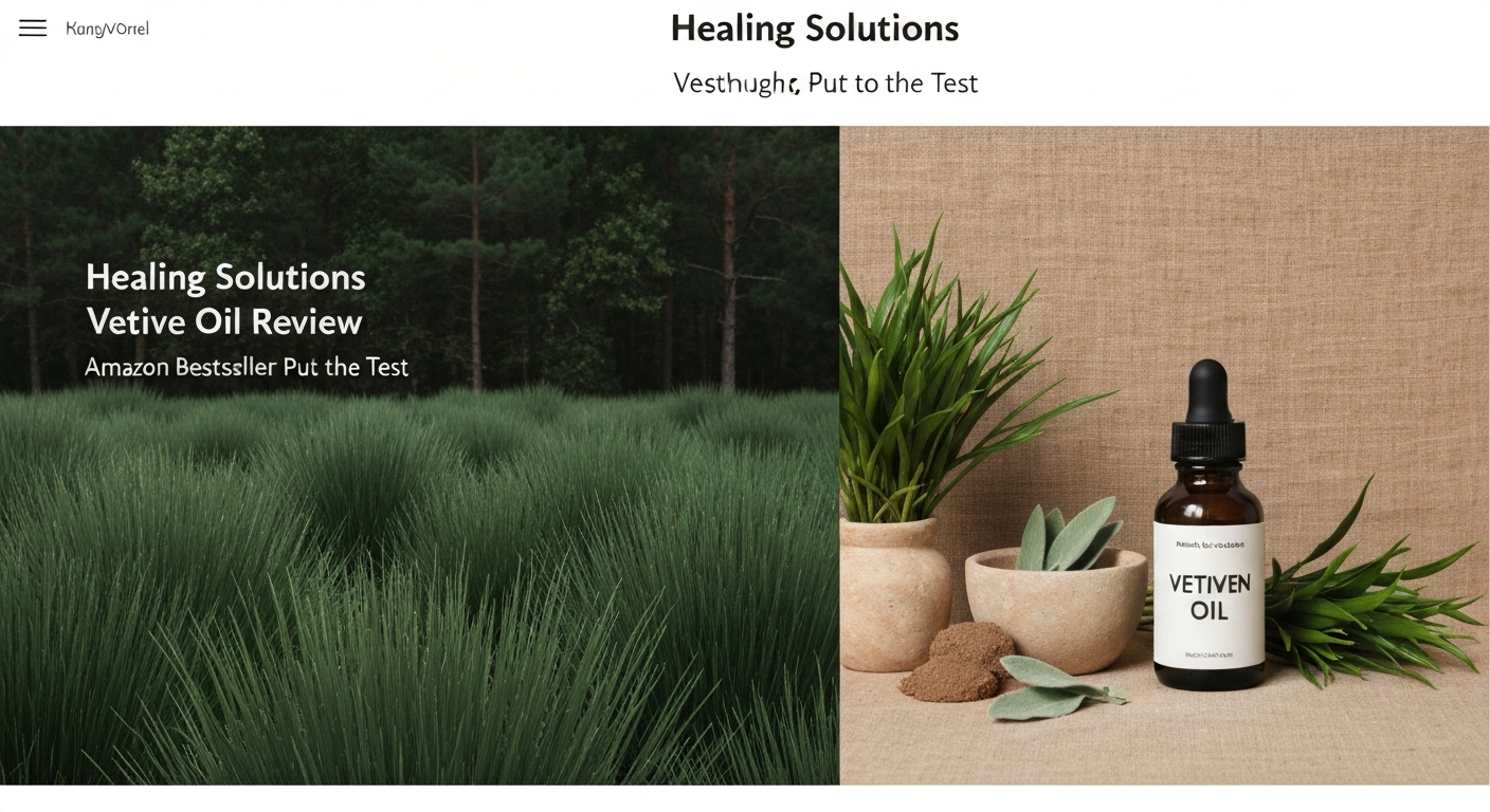 Healing Solutions Vetiver Oil Review: Amazon Bestseller Put to the Test