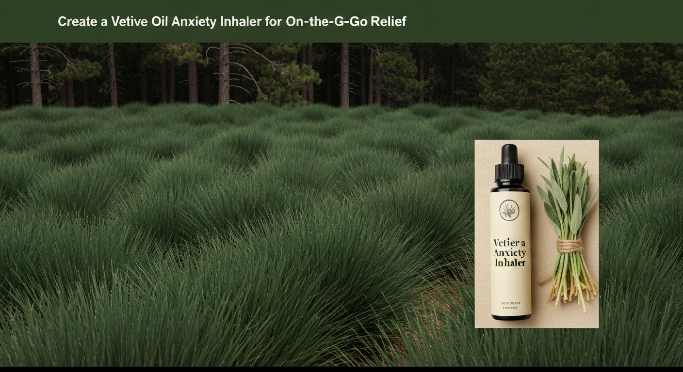 How to Create a Vetiver Oil Anxiety Inhaler for On-the-Go Relief