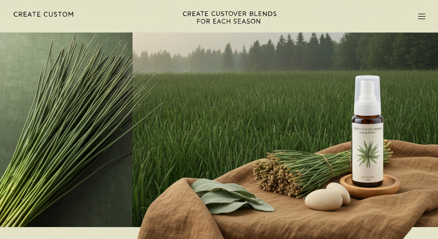 How to Create Custom Vetiver Blends for Each Season