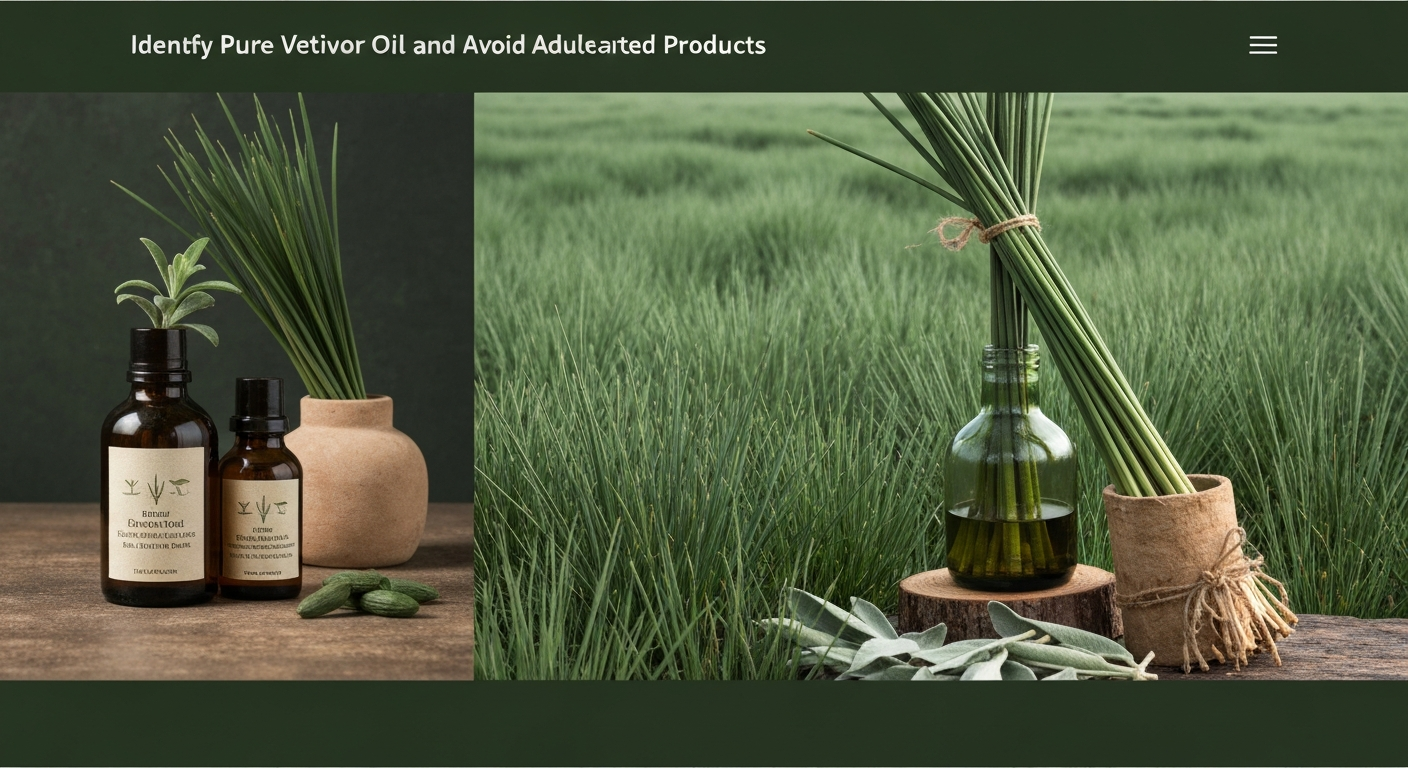 How to Identify Pure Vetiver Oil and Avoid Adulterated Products