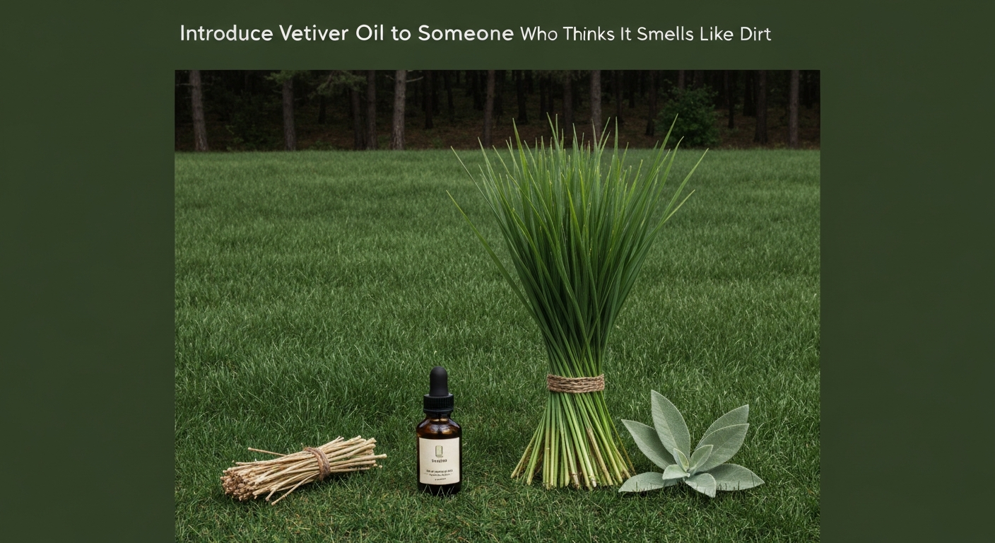 How to Introduce Vetiver Oil to Someone Who Thinks It Smells Like Dirt