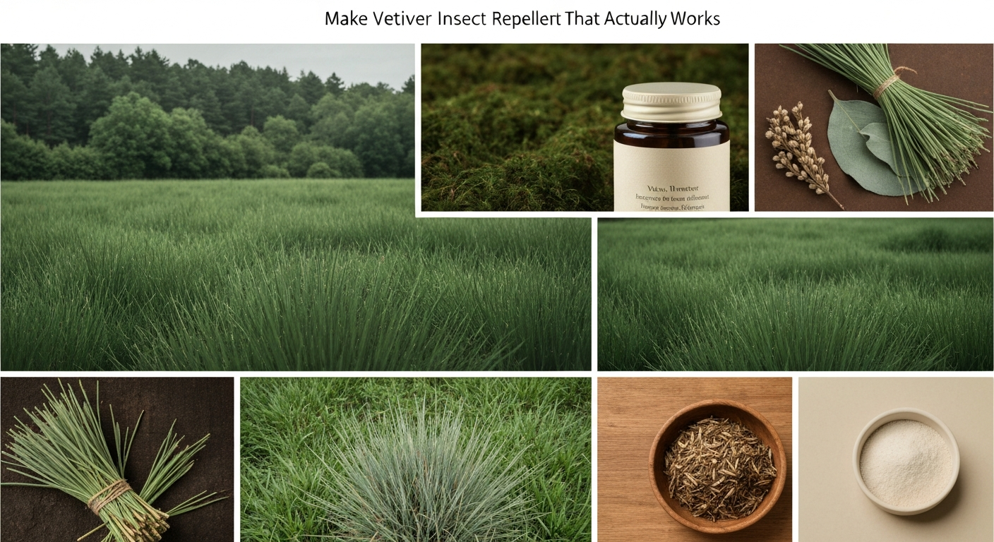 How to Make Vetiver Insect Repellent That Actually Works