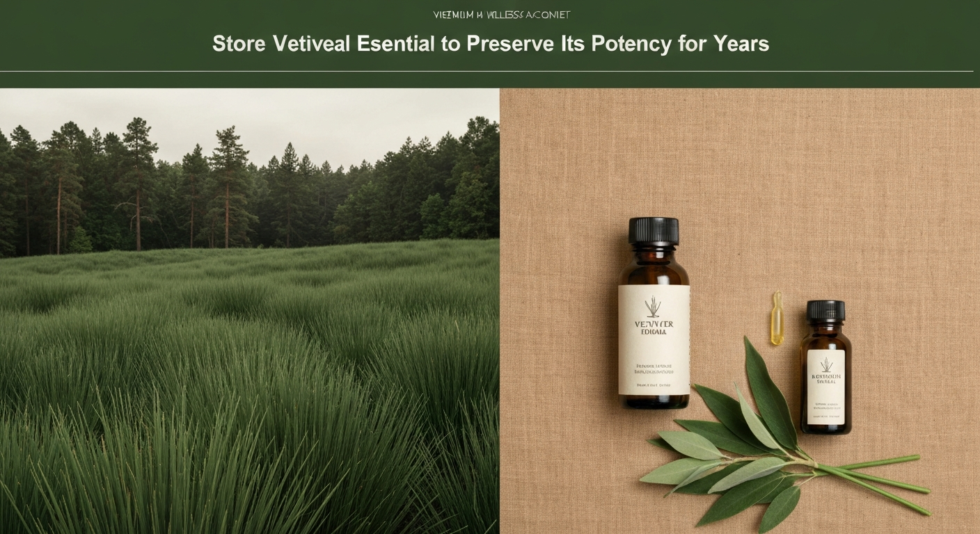 How to Store Vetiver Essential Oil to Preserve Its Potency for Years