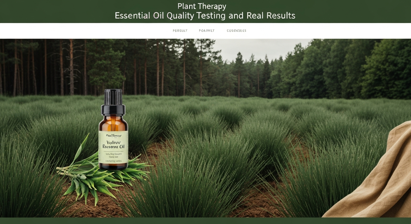 Plant Therapy Vetiver Essential Oil Review: Quality Testing and Real Results