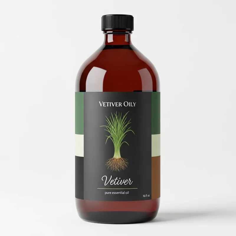 Vetiver Essential Oil 16 oz