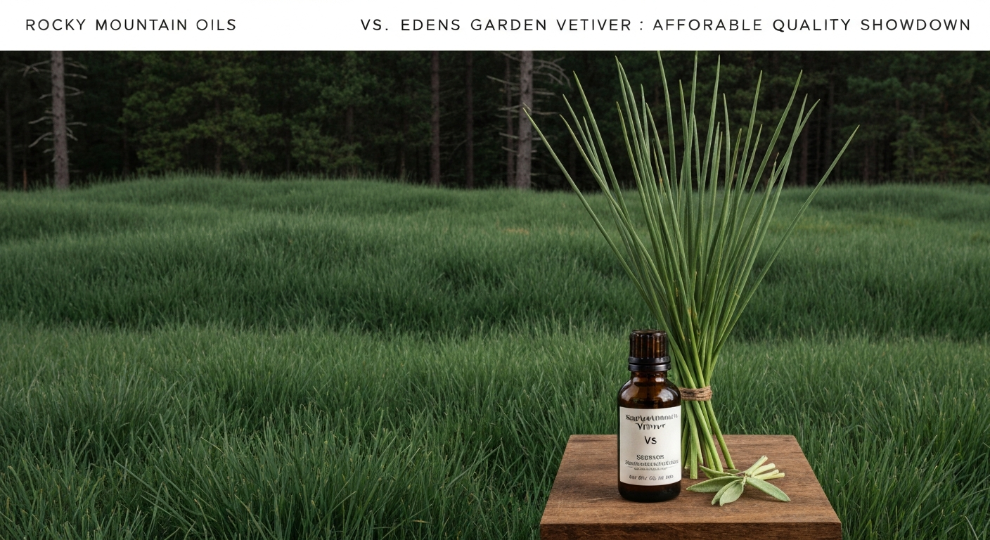 Rocky Mountain Oils Vetiver vs. Edens Garden Vetiver: Affordable Quality Showdown
