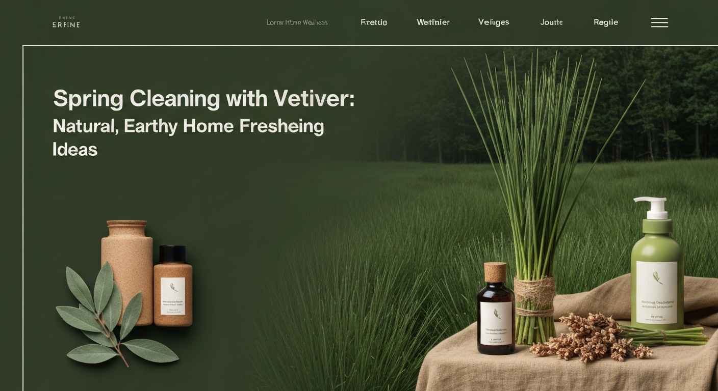 Spring Cleaning with Vetiver: Natural, Earthy Home Freshening Ideas