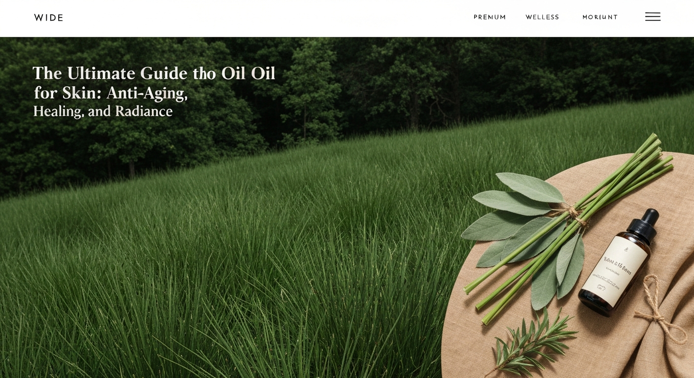The Ultimate Guide to Vetiver Oil for Skin: Anti-Aging, Healing, and Radiance