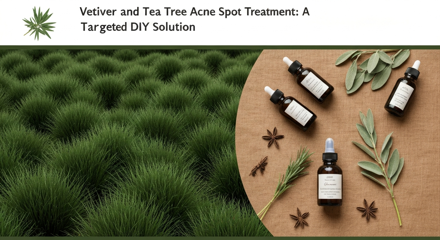 Vetiver and Tea Tree Acne Spot Treatment: A Targeted DIY Solution