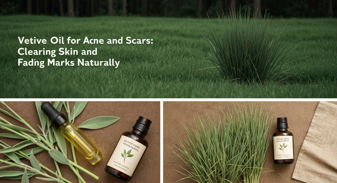 Vetiver Oil for Acne and Scars: Clearing Skin and Fading Marks Naturally