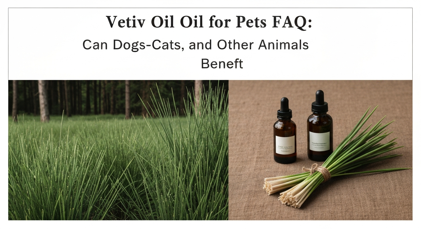 Vetiver Oil for Pets FAQ: Can Dogs, Cats, and Other Animals Benefit?