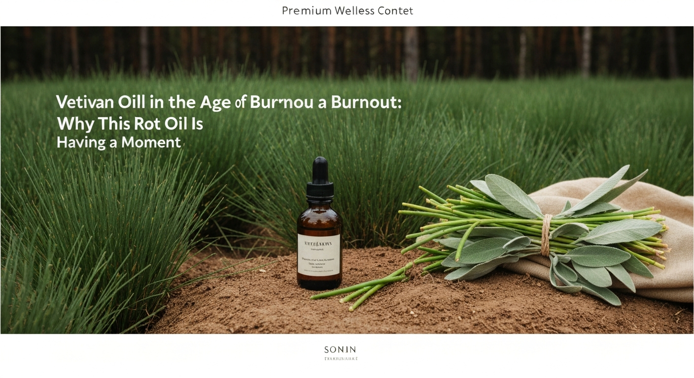 Vetiver Oil in the Age of Burnout: Why This Root Oil Is Having a Moment