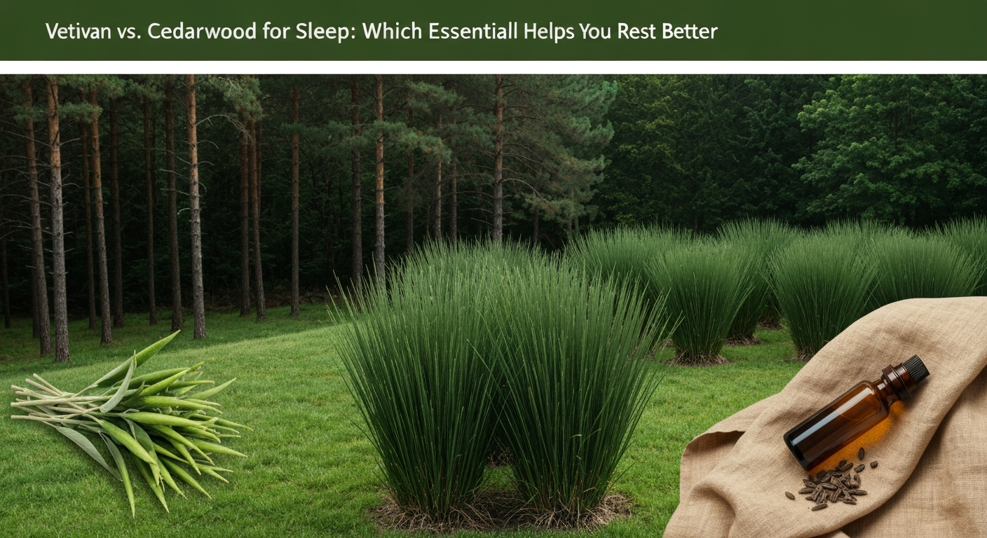 Vetiver vs. Cedarwood for Sleep: Which Essential Oil Helps You Rest Better?