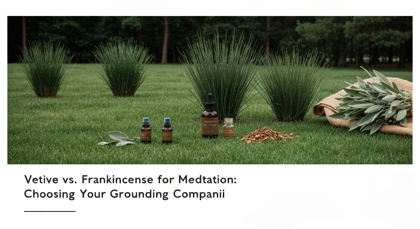 Vetiver vs. Frankincense for Meditation: Choosing Your Grounding Companion