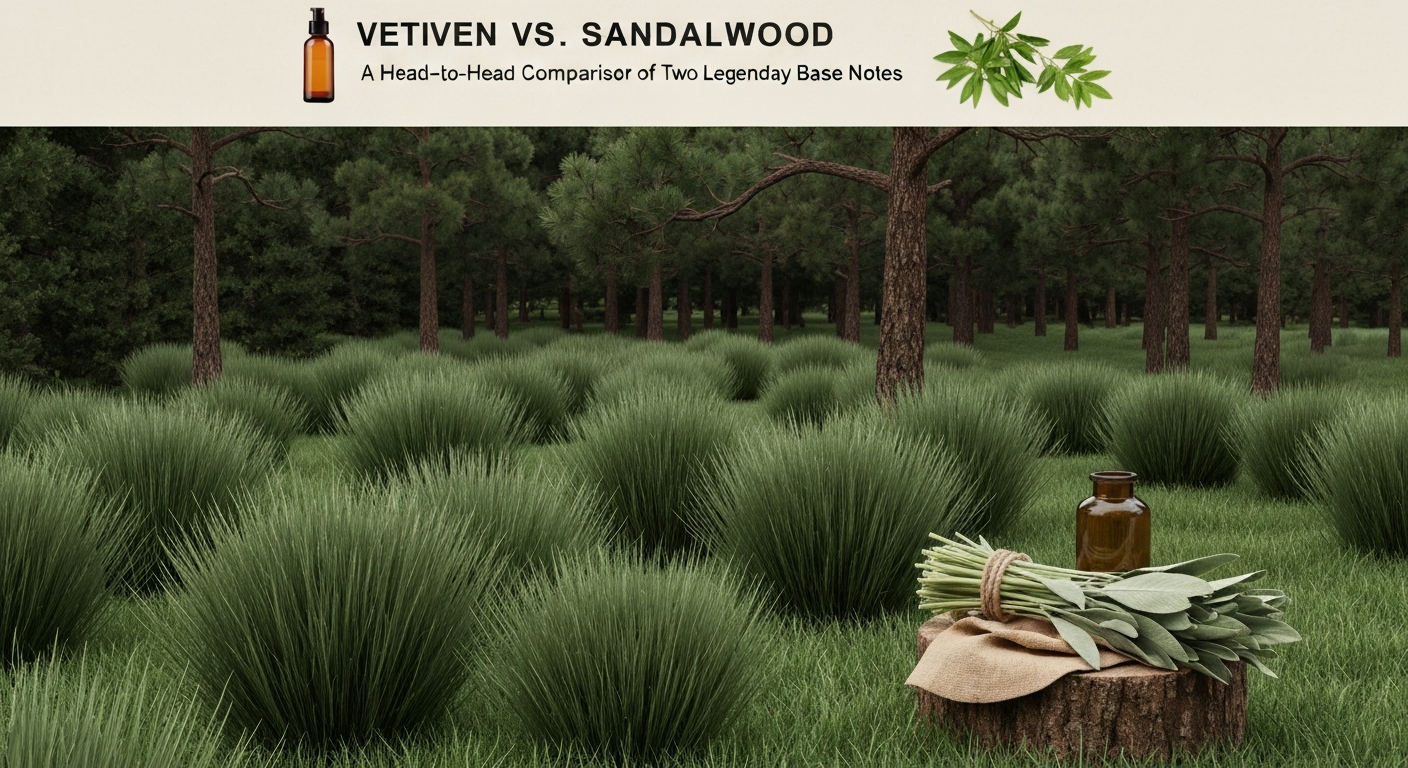 Vetiver vs. Sandalwood: A Head-to-Head Comparison of Two Legendary Base Notes