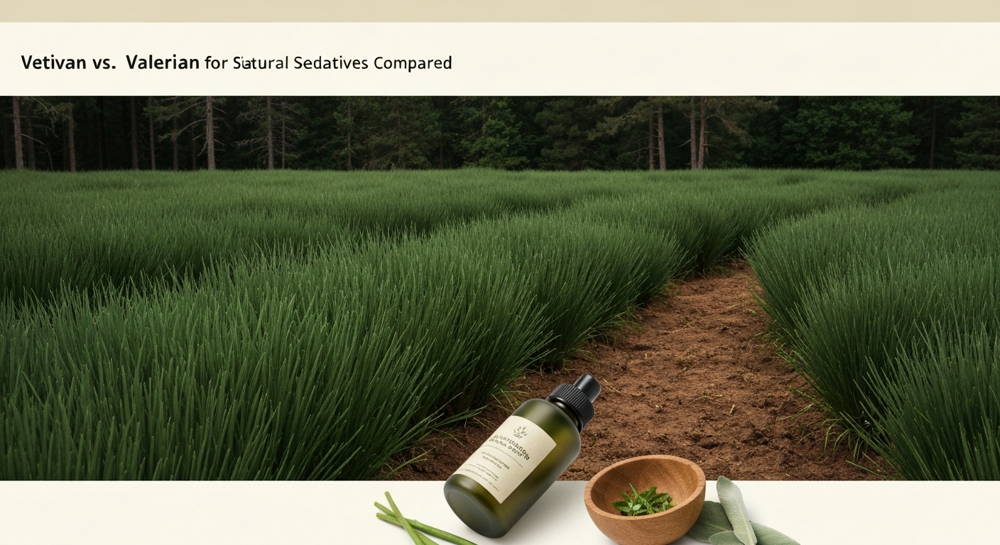 Vetiver vs. Valerian for Sleep: Natural Sedatives Compared